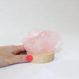 Rose quartz crystal lamp | ASH&STONE Crystal Shop Auckland NZ