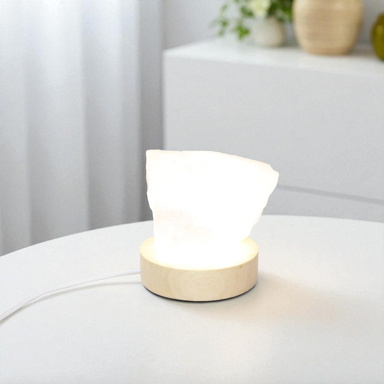 Rose quartz crystal lamp | ASH&STONE Crystal Shop Auckland NZ