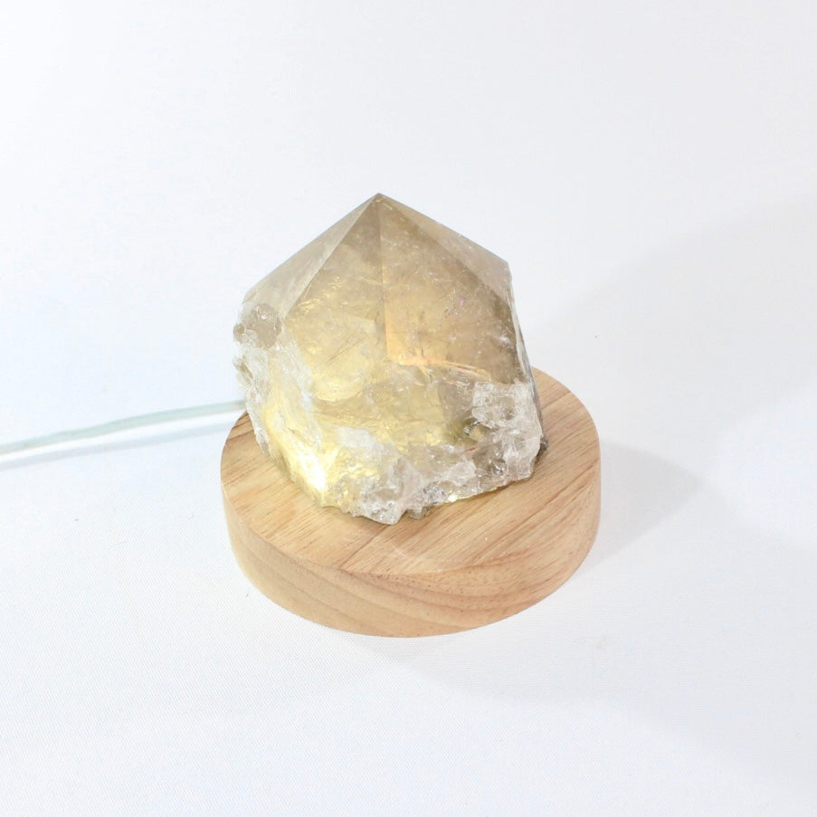 Rutilated smoky quartz crystal lamp | ASH&STONE Crystal Shop Auckland NZ
