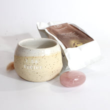 Load image into Gallery viewer, &#39;I Am Worthy&#39; | Self love crystal, ceramic &amp; cacao care pack | ASH&amp;STONE Crystals &amp; Ceramics Shop Auckland NZ
