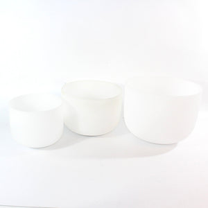 Custom Order | Full set of crystal singing bowls (set of 7) Perfect Pitch | ASH&STONE Crystals NZ