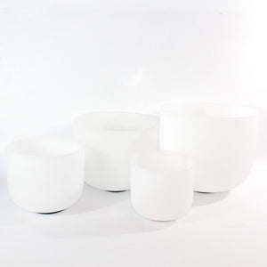 Full set of crystal singing bowls (set of 7) Perfect Pitch | ASH&STONE Crystals NZ