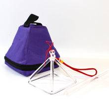 Load image into Gallery viewer, Custom order | crystal singing pyramid with mallet, lanyard &amp; protective bag | ASH&amp;STONE Crystals Shop Auckland NZ

