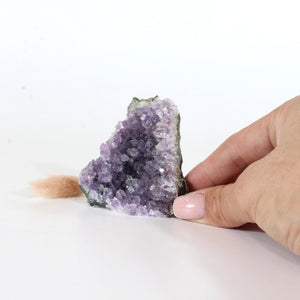 Amethyst crystal with cut base | ASH&STONE Crystals Shop Auckland NZ