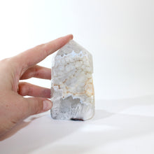 Load image into Gallery viewer, Agate cave polished crystal tower with crystalised cave | ASH&amp;STONE Crystals Shop Auckland NZ
