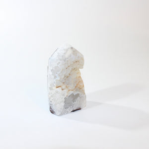 Agate cave polished crystal tower with crystalised cave | ASH&STONE Crystals Shop Auckland NZ