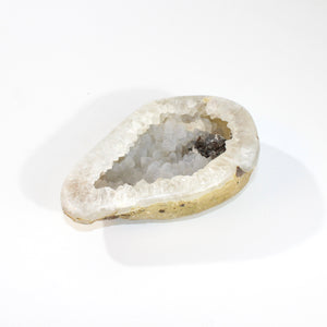 Agate crystal geode half 1.3kg | ASH&STONE Crystals Shop Auckland NZ