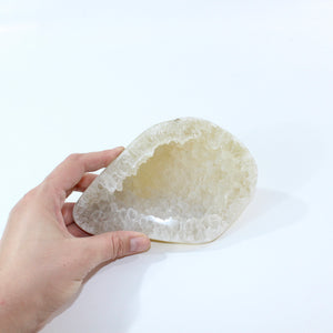 Agate crystal geode half | ASH&STONE Crystals Shop Auckland NZ