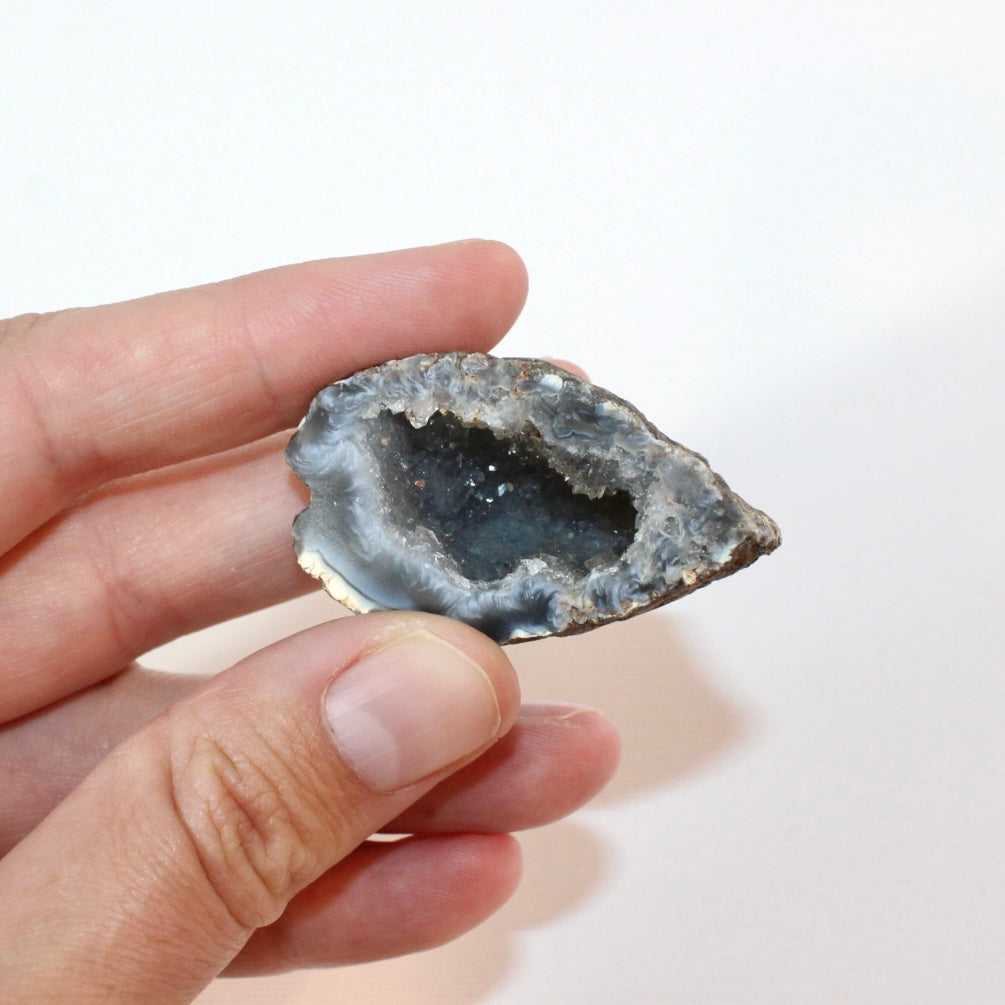 Agate crystal geode half | ASH&STONE Crystal Shop Auckland NZ