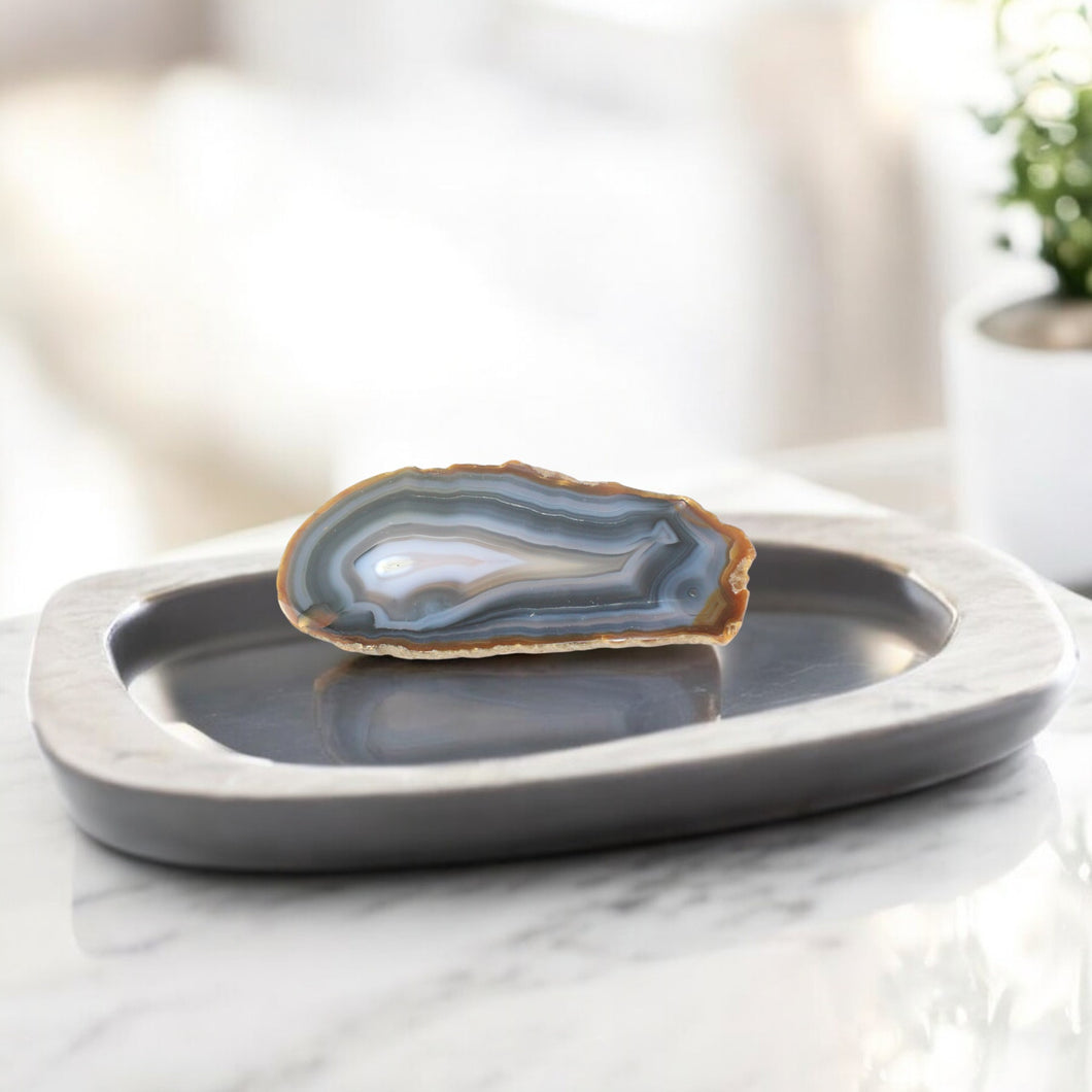 Agate crystal slice | ASH&STONE Crystal Shop Auckland NZ