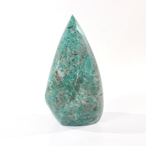 Amazonite polished crystal flame 1.84kg | ASH&STONE Crystal Shop Auckland NZ