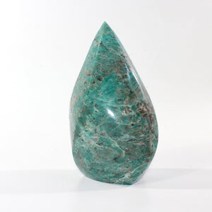 Amazonite polished crystal flame 1.84kg | ASH&STONE Crystal Shop Auckland NZ