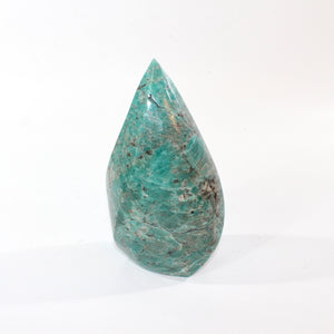 Amazonite polished crystal flame 1.84kg | ASH&STONE Crystal Shop Auckland NZ