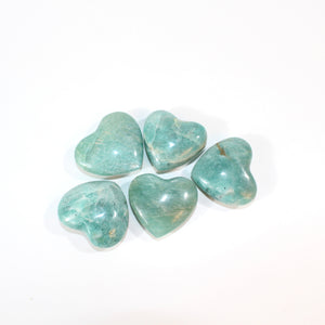 Amazonite polished crystal heart | ASH&STONE Crystals Shop Auckland NZ