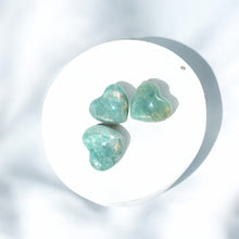 Load image into Gallery viewer, Amazonite polished crystal heart | ASH&amp;STONE Crystals Shop Auckland NZ
