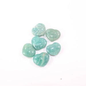 Amazonite polished crystal heart | ASH&STONE Crystal Shop Auckland NZ