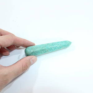 Amazonite polished crystal point | ASH&STONE Crystals Shop Auckland NZ