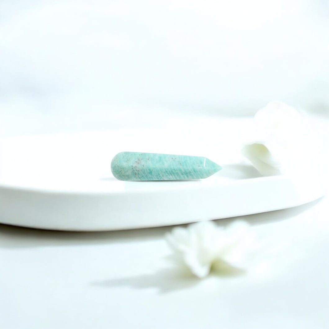 Amazonite polished crystal point  | ASH&STONE Crystal Shop Auckland NZ