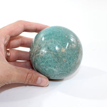 Load image into Gallery viewer, Amazonite polished crystal sphere | ASH&amp;STONE Crystal Shop Auckland NZ
