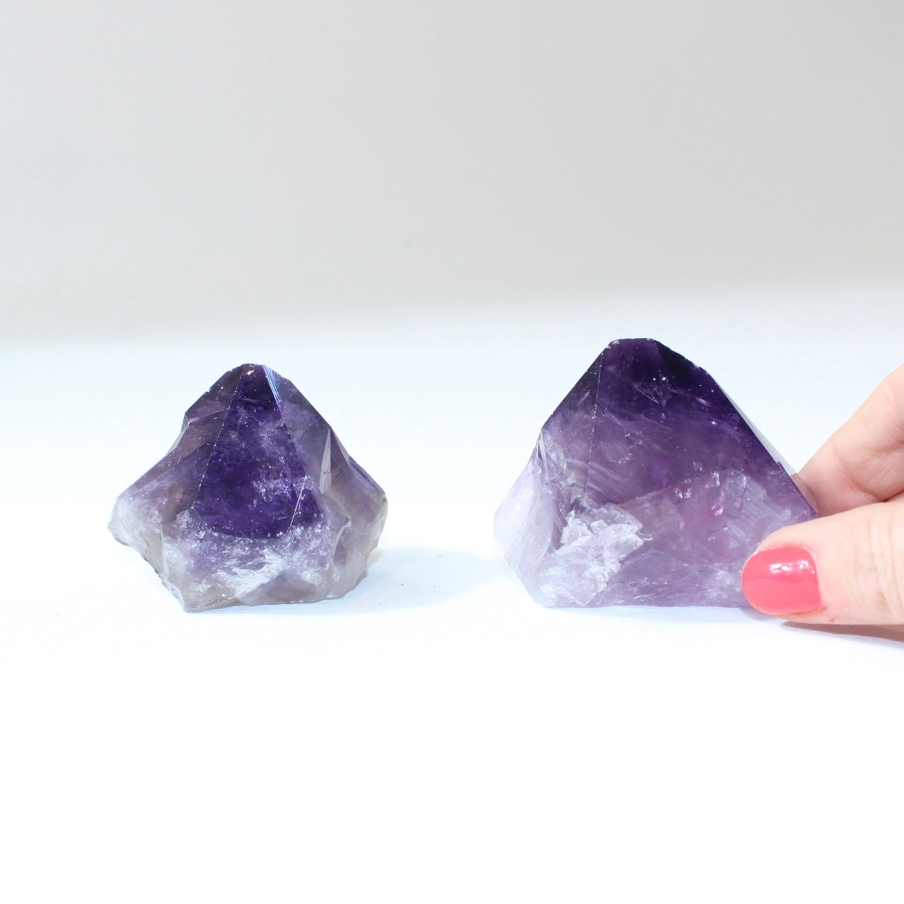 Amethyst crystal top point | ASH&STONE Crystal Shop Auckland NZ