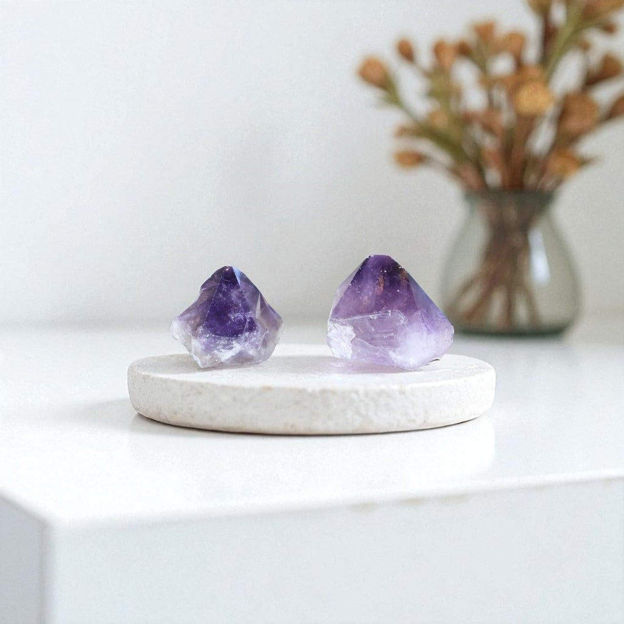 Amethyst crystal top point | ASH&STONE Crystal Shop Auckland NZ
