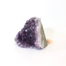 Load image into Gallery viewer, Amethyst crystal cluster with cut base | ASH&amp;STONE Crystals Shop Auckland NZ

