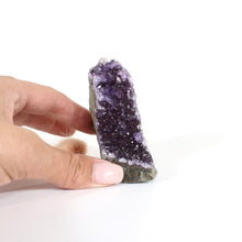 Load image into Gallery viewer, Amethyst crystal cluster with cut base | ASH&amp;STONE Crystals Shop Auckland NZ
