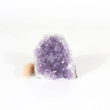 Load image into Gallery viewer, Amethyst crystal cluster with cut base | ASH&amp;STONE Crystals Shop Auckland NZ
