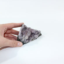 Load image into Gallery viewer, Amethyst crystal cluster with cut base | ASH&amp;STONE Crystals Shop Auckland NZ
