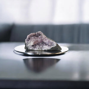 Amethyst crystal cluster with cut base | ASH&STONE Crystals Shop Auckland NZ