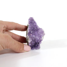 Load image into Gallery viewer, Amethyst crystal with cut base | ASH&amp;STONE Crystals Shop Auckland NZ
