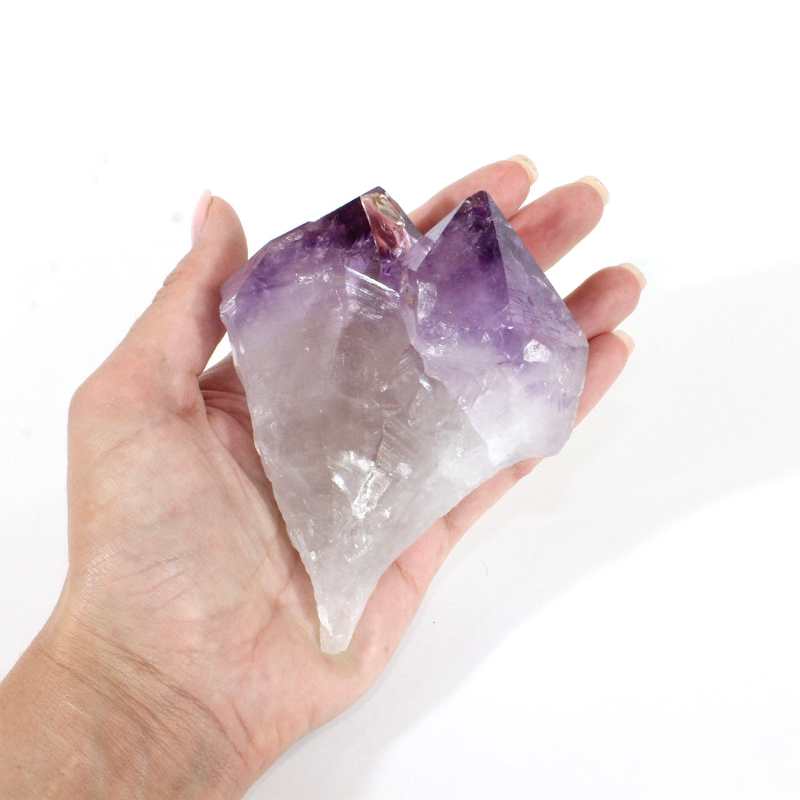 Large amethyst crystal double point | ASH&STONE Crystals Shop Auckland NZ