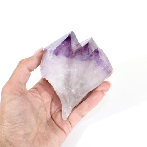 Large amethyst crystal double point | ASH&STONE Crystals Shop Auckland NZ