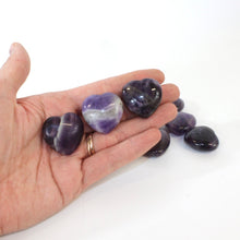 Load image into Gallery viewer, Amethyst polished crystal heart | ASH&amp;STONE Crystals Shop Auckland NZ
