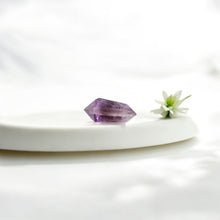 Load image into Gallery viewer, Amethyst double terminated crystal point | ASH&amp;STONE Crystals Shop Auckland NZ
