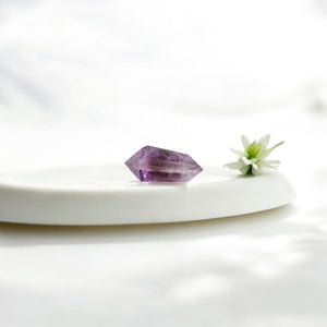 Amethyst double terminated crystal point | ASH&STONE Crystals Shop Auckland NZ