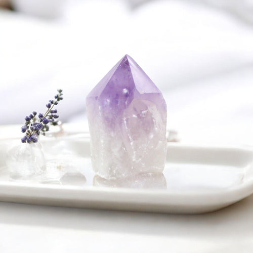 Amethyst crystal point | ASH&STONE Crystals Shop Auckland NZ