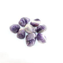 Load image into Gallery viewer, Zebra amethyst crystal palm stone
