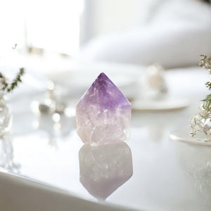 Amethyst crystal point | ASH&STONE Crystals Shop Auckland NZ