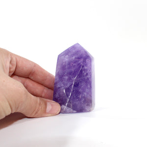 Amethyst polished crystal generator | ASH&STONE Crystal Shop Auckland NZ