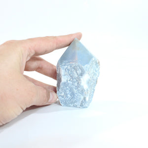 Angelite crystal point | ASH&STONE Crystal Shop Auckland NZ