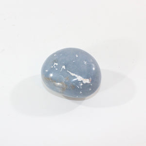 Angelite polished crystal galet | ASH&STONE Crystal Shop Auckland NZ