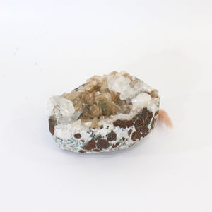 Copy of Apophyllite with stilbite crystal cluster | ASH&STONE Crystals Shop Auckland NZ