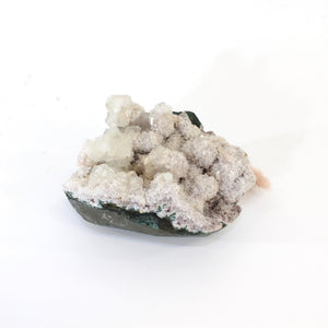Apophyllite with stilbite crystal cluster | ASH&STONE Crystals Shop Auckland NZ