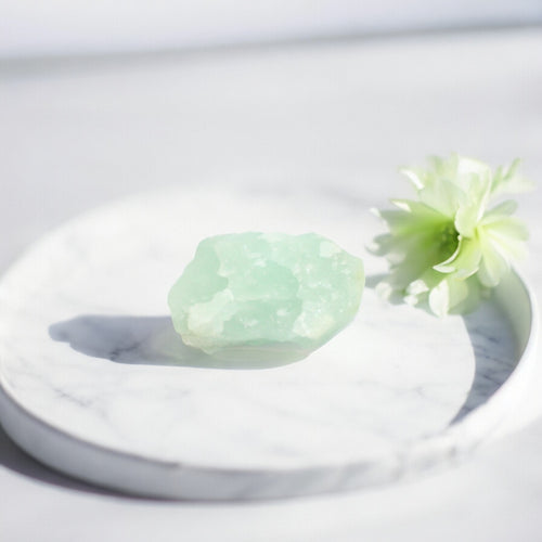 Raw aquamarine crystal chunk  | ASH&STONE Crystals Shop Auckland NZ