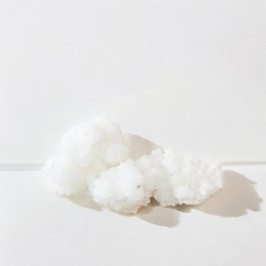 White aragonite crystal cluster | ASH&STONE Crystals Shop Auckland NZ