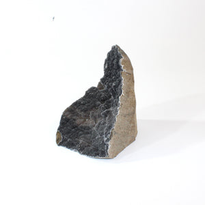 Black amethyst crystal druzy with cut base | ASH&STONE Crystals Shop Auckland NZ