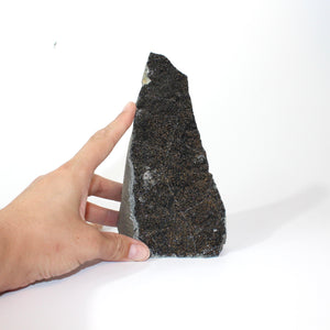 Black amethyst crystal druzy 1.2kg | ASH&STONE Crystals Shop Auckland NZ