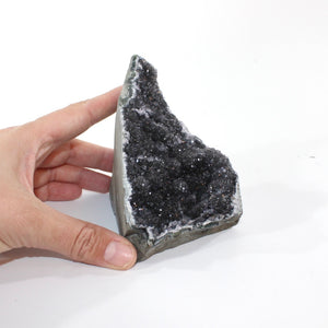 Black amethyst crystal druzy | ASH&STONE Crystal Shop Auckland NZ