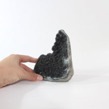 Load image into Gallery viewer, Black amethyst crystal druzy 1.2kg | ASH&amp;STONE Crystal Shop Auckland NZ
